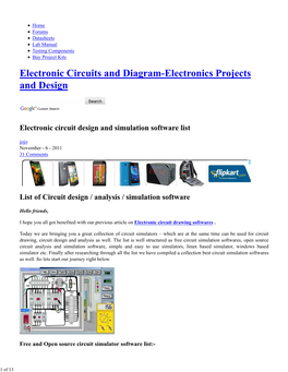 Free Circuit Simulator-Circuit Design and Simulation Software List Top Ten:Circuit Simulators Top Ten:Circuit Simulators | Mixed-Signal Electronics Circuit [...]