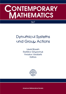 Dynamical Systems and Group Actions