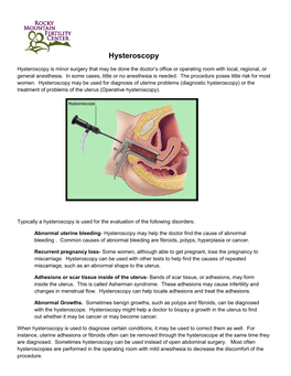 Hysteroscopy