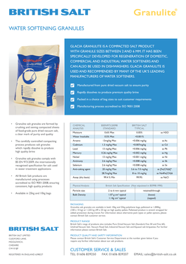 Water Softening Granules