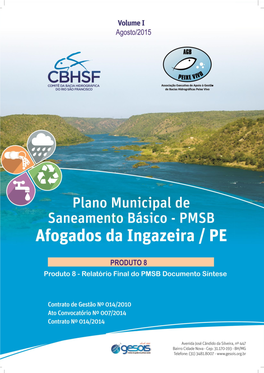 Produto 8 – Plano Municipal De Saneamento Básico