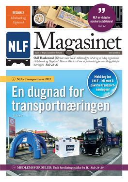 Meld Deg Inn I NLF – Bli Med Å Påvirke Transport- Næringen!