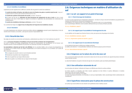 2.6. Exigences Techniques En Matière D'utilisation Du