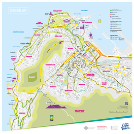 CITY CENTRE MAP MOUILLE POINT TABLE BAY Visitor Information Centres Police Station MOUILLE POINT Beach Surrey Granger Bay LIGHTHOUSE Hospital Rothesay Bay