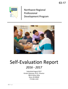 63-17 Self-Evaluation Report, 2016-2017