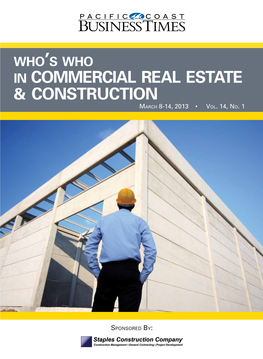 In Commercial Real Estate & Construction