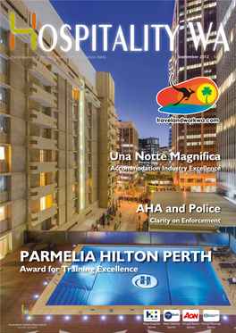 PARMELIA HILTON PERTH Award for Training Excellence