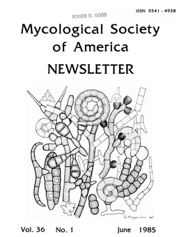 Mycological Society of America NEWSLETTER