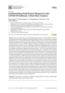 Understanding South Korea's Response to the COVID-19