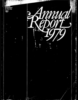 National Endowment for the Arts Annual Report 1979