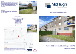 Flat 01 230 Drumry Road East, Glasgow G15 8PG