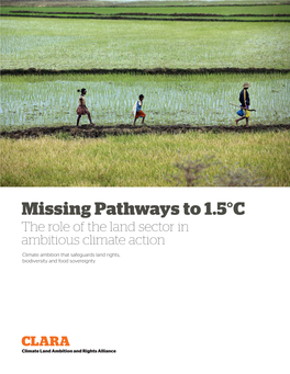 Missing Pathways to 1.5°C the Role of the Land Sector in Ambitious Climate Action