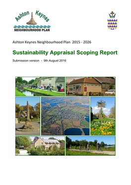 Sustainability Appraisal Scoping Report