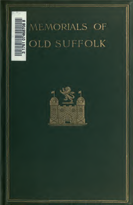 Memorials of Old Suffolk
