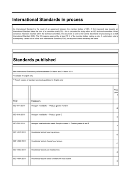 ISO Update Marec 2011