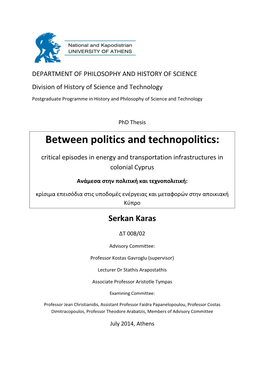 Between Politics and Technopolitics