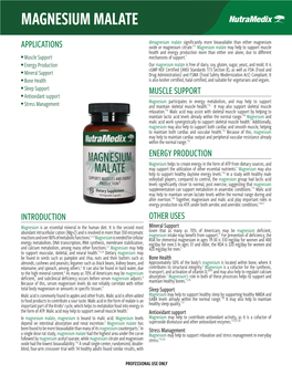 Magnesium Malate