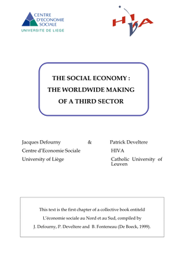 The Social Economy