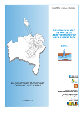 Diagnóstico Do Município De Capela Do Alto Alegre Bahia Projeto