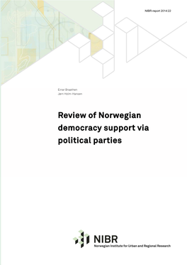 Review of Norwegian Democracy Support Via Political Parties