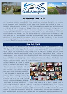 CWAM Newsletter June 2020