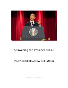 Answering the President's Call