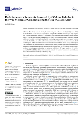 Dark Supernova Remnants Revealed by CO-Line Bubbles in the W43 Molecular Complex Along the 4-Kpc Galactic Arm