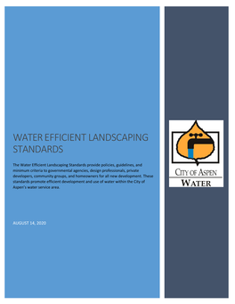 Water Efficient Landscaping Standards