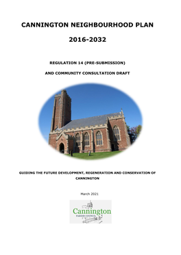 Cannington Neighbourhood Plan 2016-2032