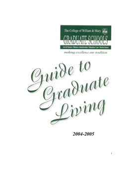 Guide to Graduate Living 2004-2005
