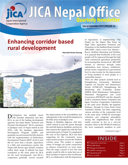 Enhancing Corridor Based Rural Development