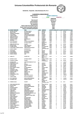 Uniunea Columbofililor Profesionisti Din Romania