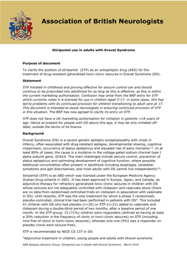 Association of British Neurologists