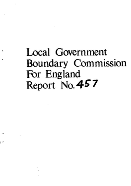 Local Government Boundary Commission for England Report No