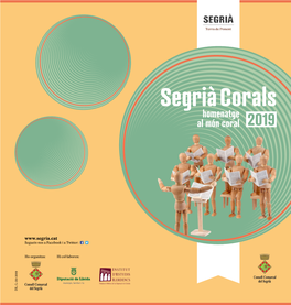 Segrià Corals Homenatge Al Món Coral 2019