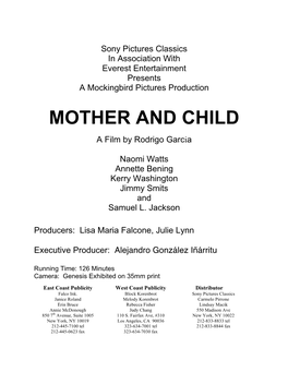 Motherandchild Presskit FINAL