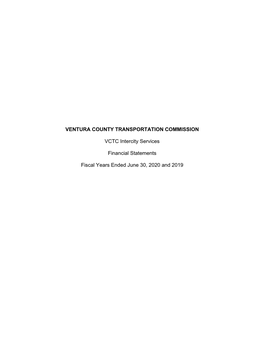 Ventura County Transportation Commission Vctc
