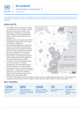 MYANMAR Humanitarian Update No