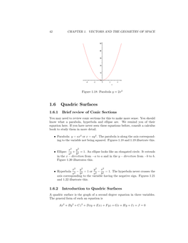 Quadric Surfaces