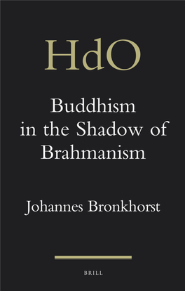 Buddhism in the Shadow of Brahmanism.Pdf