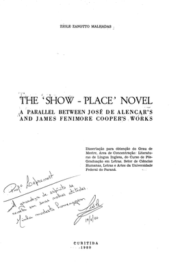 The 'Show - Place5 Novel ^A