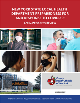 New York State Local Health Department Preparedness for and Response to Covid-19: an In-Progress Review