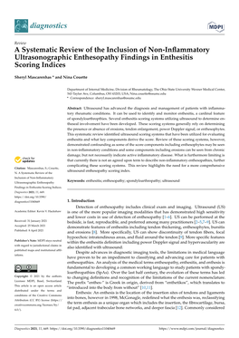 A Systematic Review of the Inclusion of Non-Inflammatory