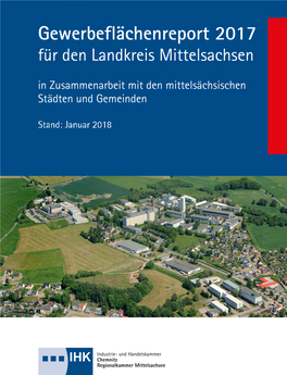 Gewerbeflächenreport Für Den Landkreis Mittelsachsen Wurde Auf Grundlage Von Drei Verschiedenen Datenbeständen Verfasst