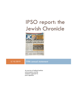 The Jewish Chronicle