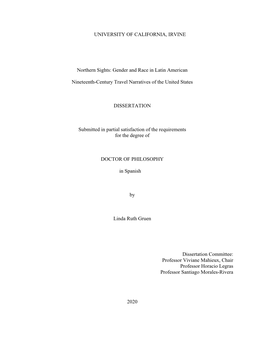 Gender and Race in Latin American Nineteenth-Century Travel