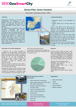 Girona Pilot: Green Scenario