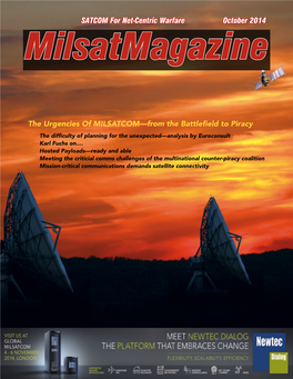 SATCOM for Net-Centric Warfare October 2014 Milsatmagazine