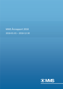 Årsrapport 2018 2018-01-01 – 2018-12-30