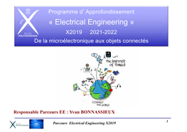 Electrical Engineering » X2019 2021-2022 De La Microélectronique Aux Objets Connectés
